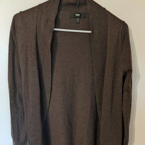 Mossimo Cardigan Sweater, Brown, Size Small